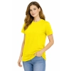 Damska koszulka T-shirt 100% miękka bawełna żółta roz. S
